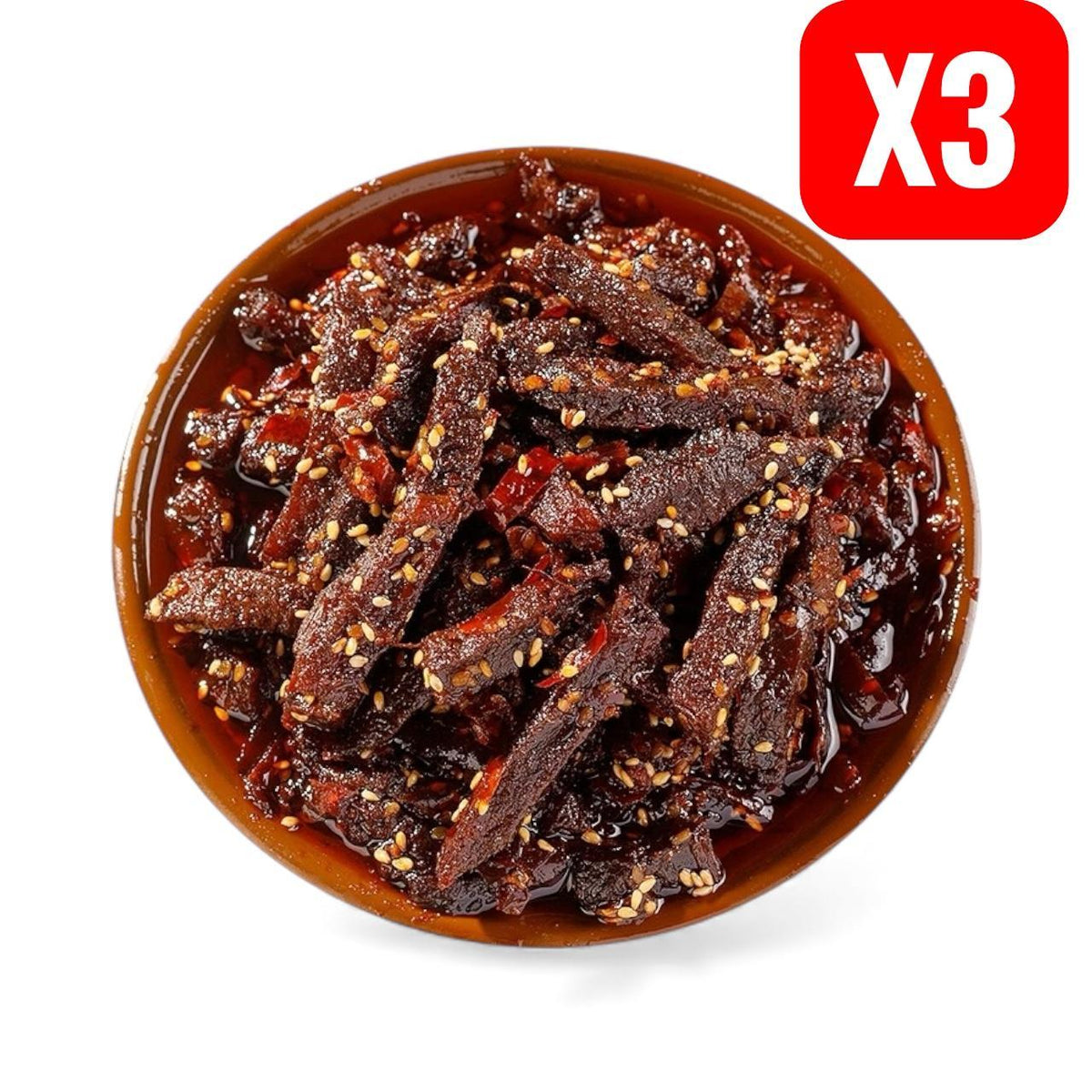 Spicy Dry Beef 300 g 3 Bags