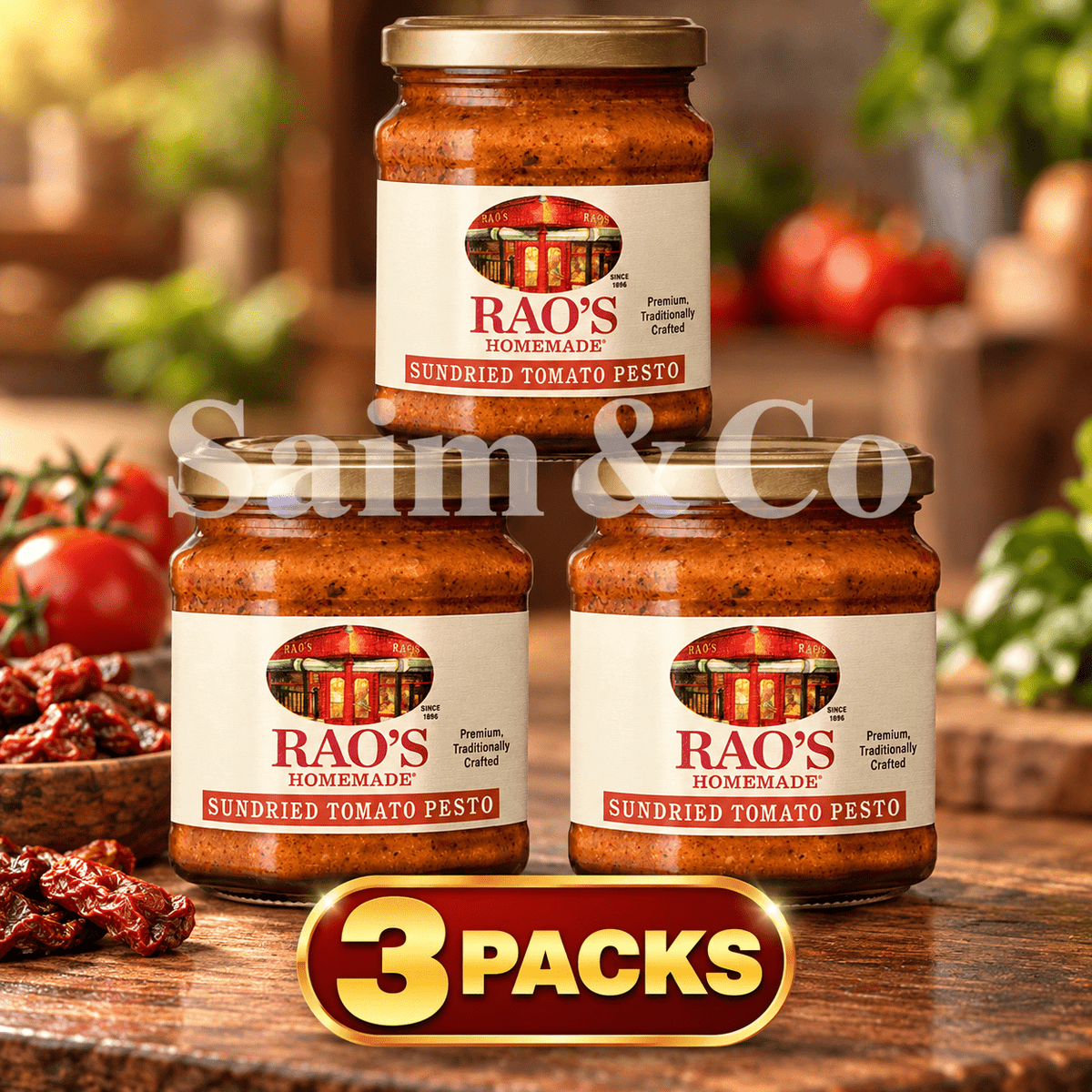 Italian-Style Tomato Pasta Sauce, 6.6 oz Jars, 3-Pack