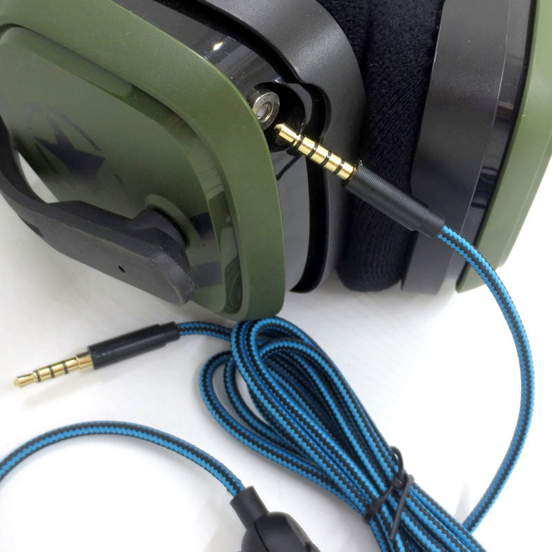 Suitable for Logitech Astro A10 A40 A30 Head mounted Gaming Earphones Audio Cable