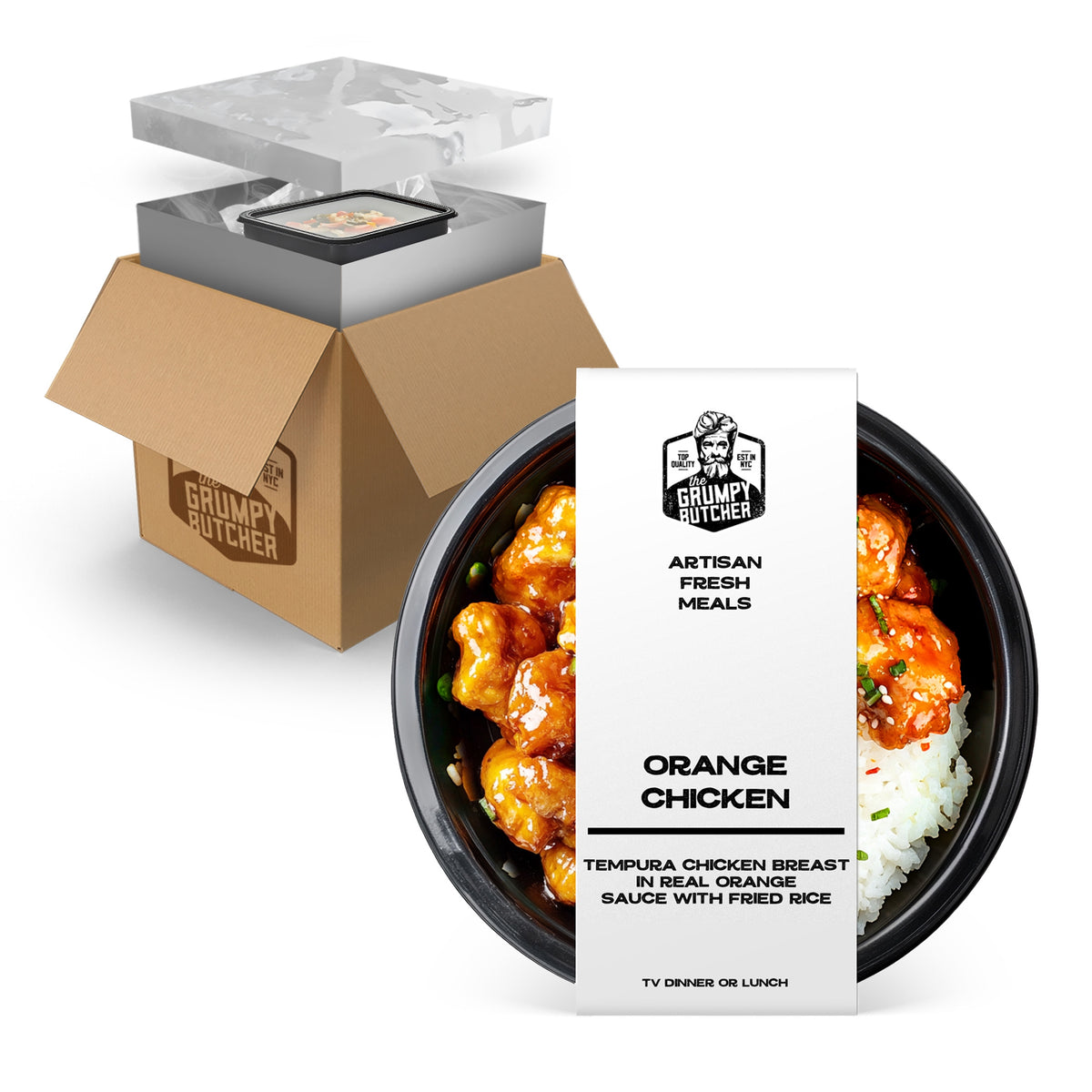 Grumpy Butcher Authentic Vegetable Fried Rice - 4 Pack, 10 oz Each