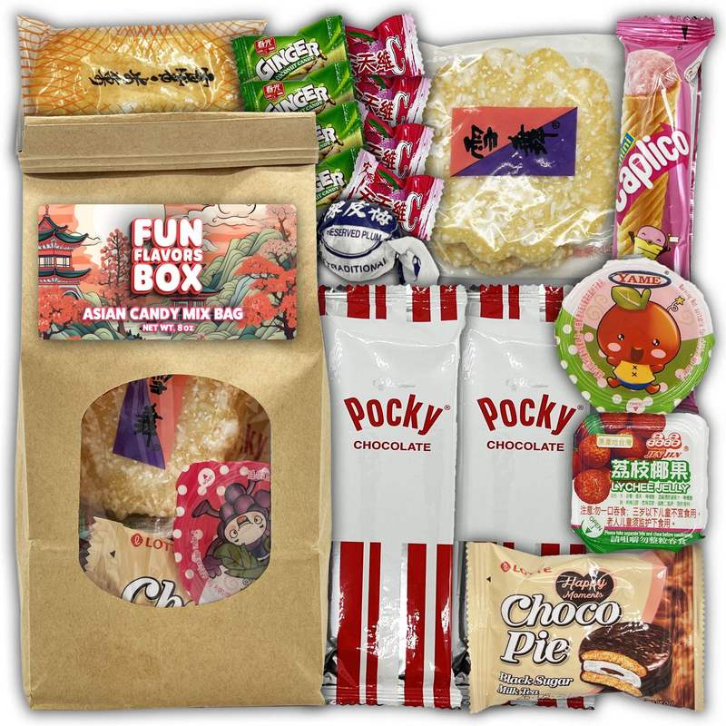 Asian Snack Box - 20 Individually Wrapped Treats