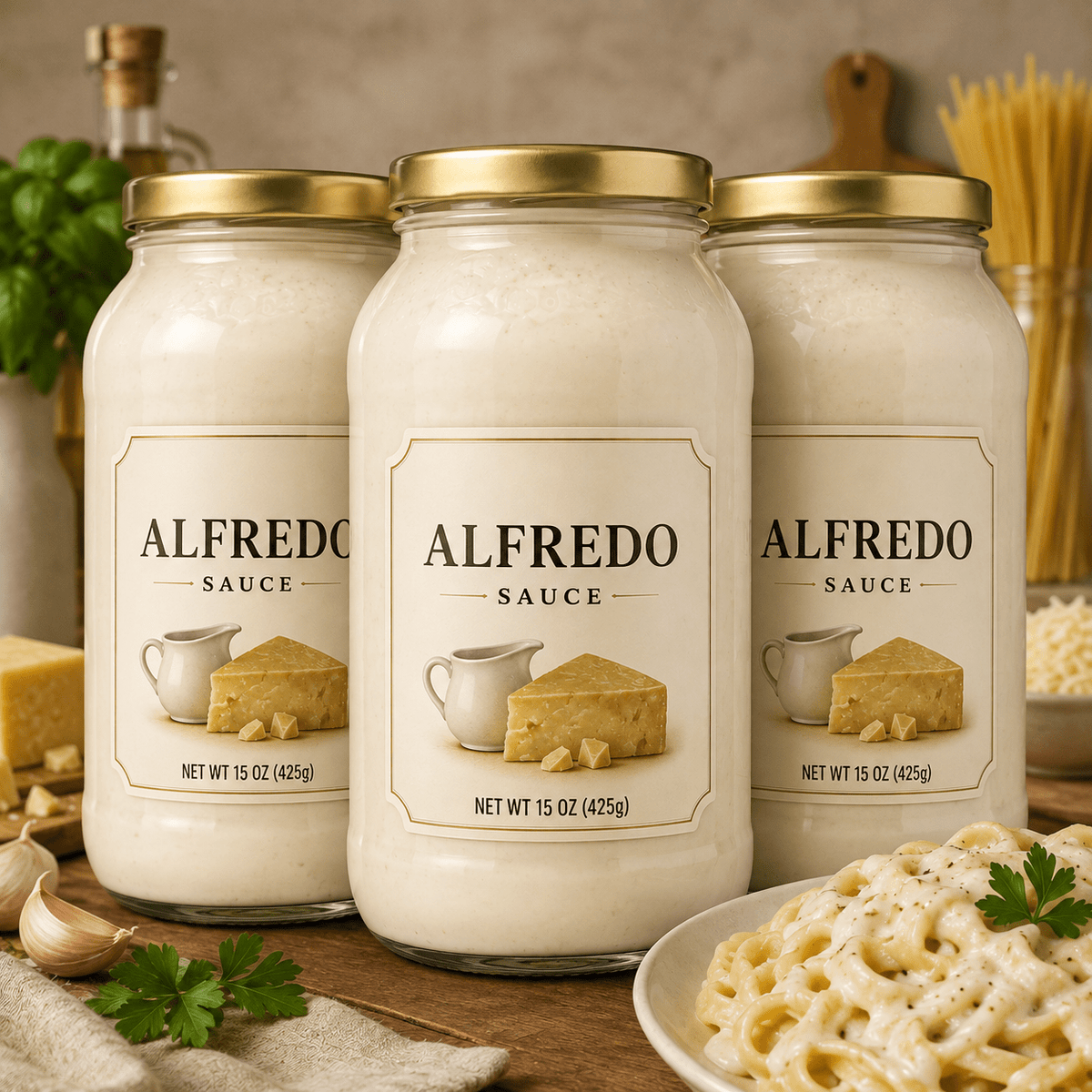Aged Cheese Pasta Sauce, 14 oz, 3-Pack
