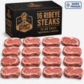 Grumpy Butcher Beef Steaks - 16 Pack, 12 oz Each, 12 lb Total