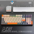 لوحة مفاتيح ميكانيكية K6 لاسلكية 5.0 بتقنية البلوتوث 2.4 جيجا هرتز سلكية بثلاثة أوضاع بإضاءة خلفية لوحة مفاتيح بلوتوث للاعبين 100 مفتاح غطاء مفاتيح للكمبيوتر الشخصي للاعبين