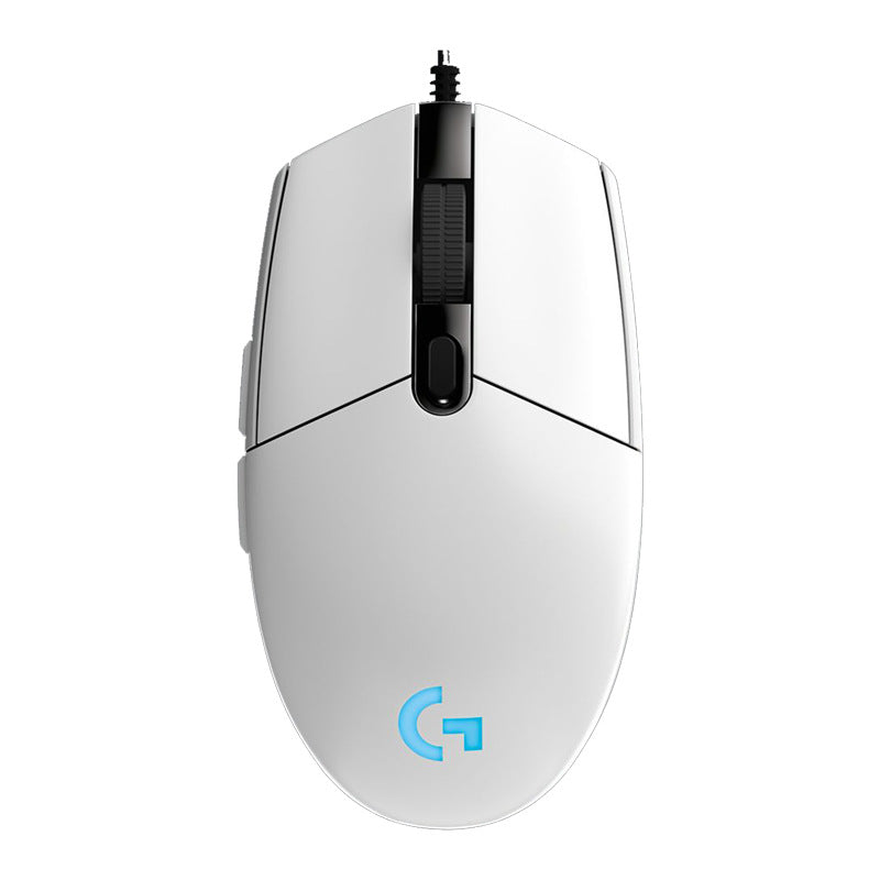 ماوس ألعاب سلكي من الجيل الثاني Logitech G102/G102 للألعاب الإلكترونية (LOL)، أكل الدجاج، ماكرو RGB، برمجة الضغط على الزر، كمبيوتر مكتبي