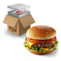 Grumpy Butcher Beef Patties - 8 Jumbo 1/2 lb Patties with Cracked Black Pepper