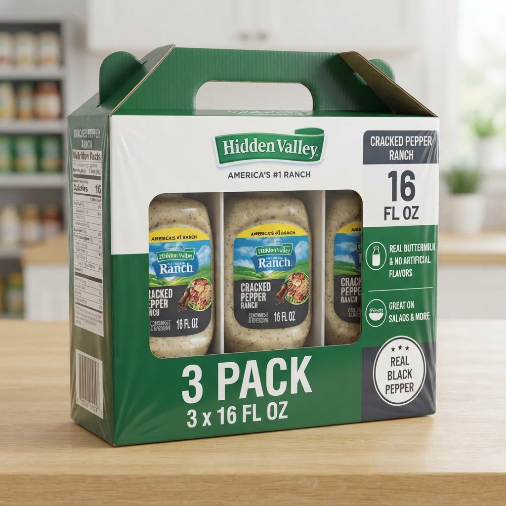 Ranch Dip Sauce, 16 fl oz, 3-Pack