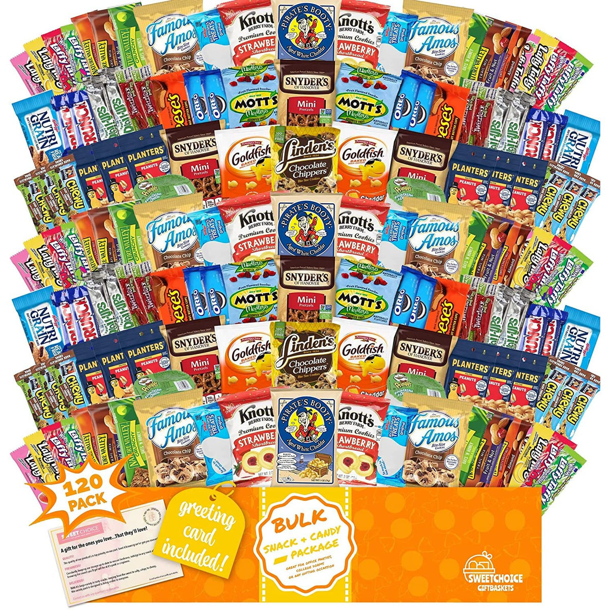 Care Package 120-Count Snacks Gift Box