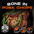 Grumpy Butcher Premium Bone-In Loin Chops - 8 Pack, 7 lb