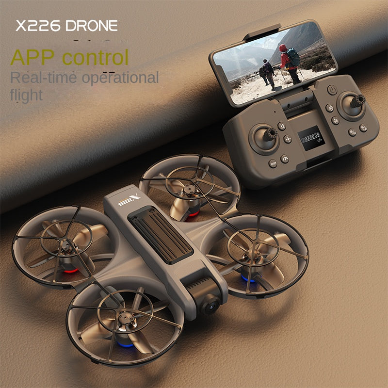 طائرة بدون طيار X226 VR الإصدار بدون فرش FPV لسباق الطائرات بدون طيار مع تحليق بالتدفق البصري، طائرة تصوير جوي عالية الدقة تعمل بالتحكم عن بعد