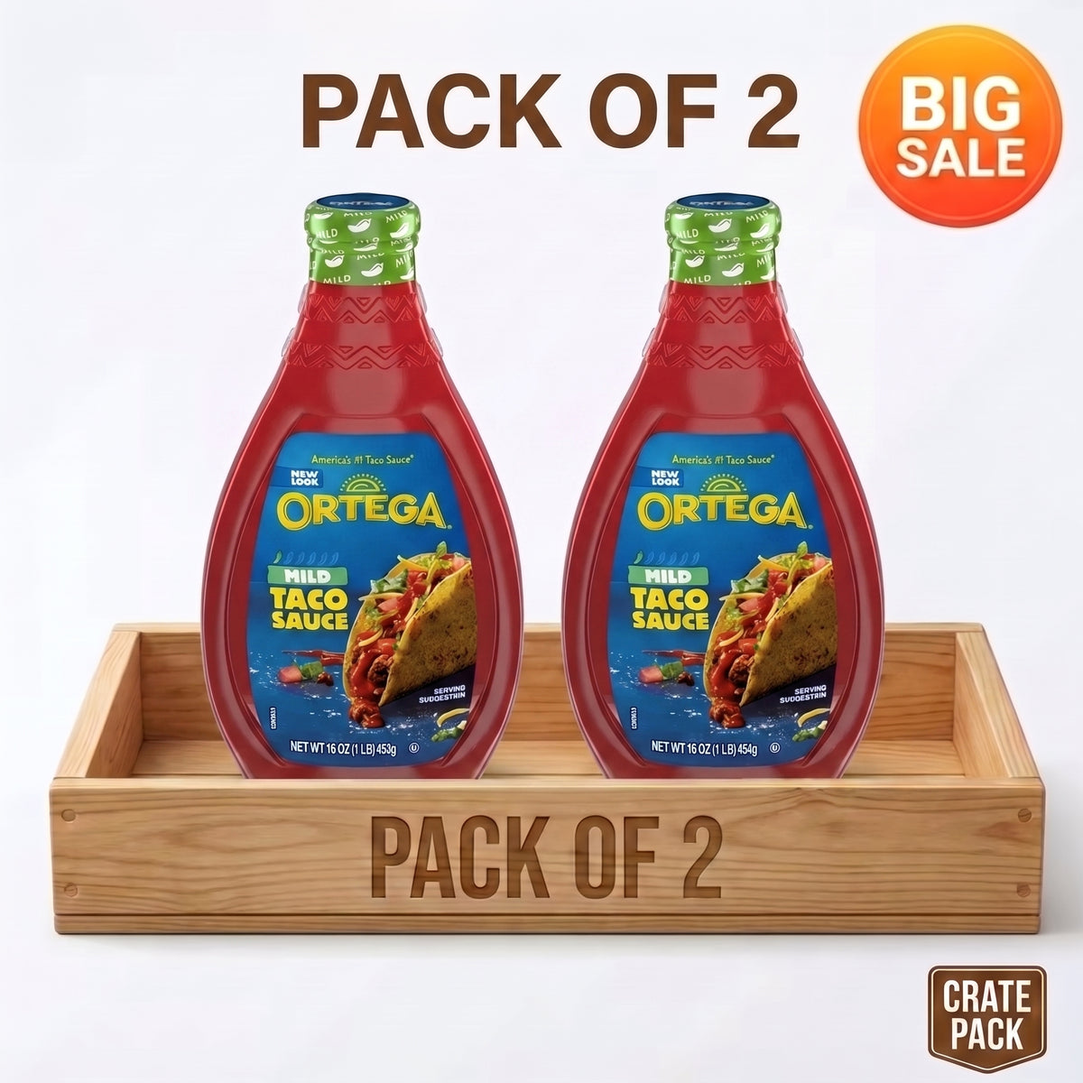 Mild Taco Sauce, 16 oz Cans, Multipack