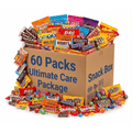 60 Pack Care Package Snack Box Assortment With Starburst Dots Rolls Ideal Gift Care Package For Office College Parties