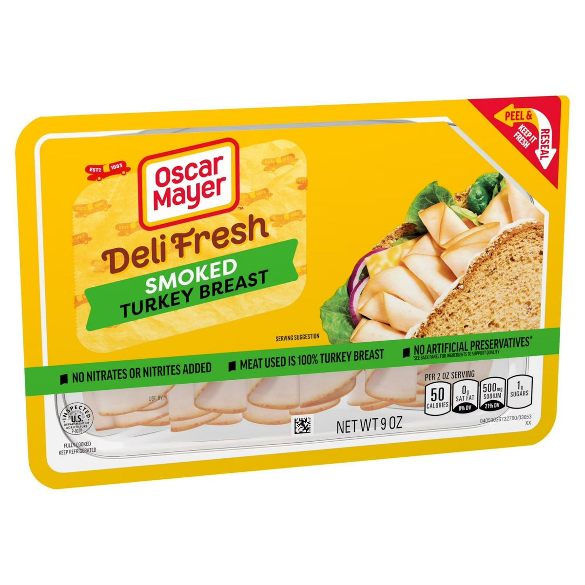 Smoked Turkey Breast Lunch Meat 9 oz
