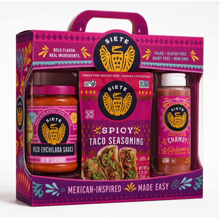 Spicy Taco Seasoning and Red Sauce Pack