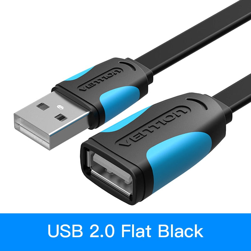 كابل تمديد USB 3.0 من فينتون، ذكر إلى أنثى، كابل تمديد فائق السرعة، متوافق مع أجهزة الكمبيوتر المحمول والمكتبي ووصلات USB 2.0