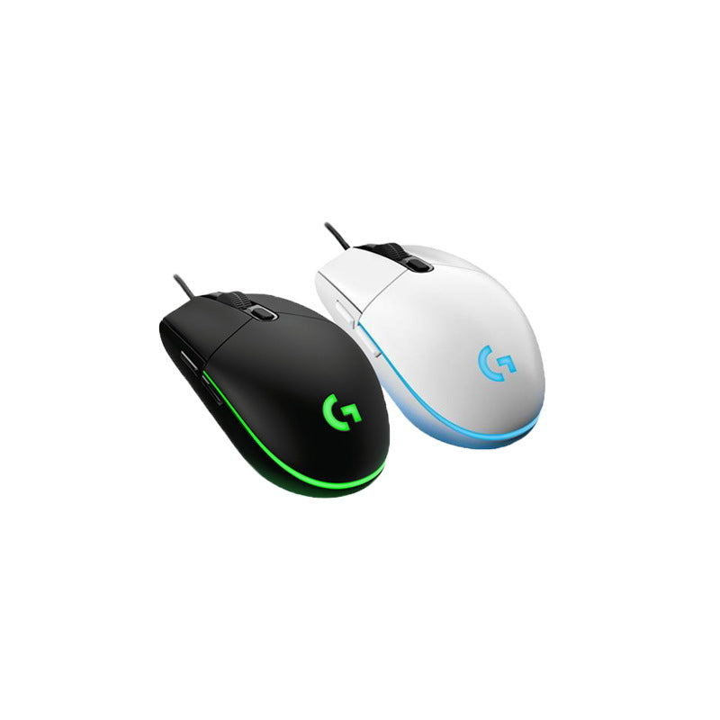 ماوس ألعاب سلكي من الجيل الثاني Logitech G102/G102 للألعاب الإلكترونية (LOL)، أكل الدجاج، ماكرو RGB، برمجة الضغط على الزر، كمبيوتر مكتبي