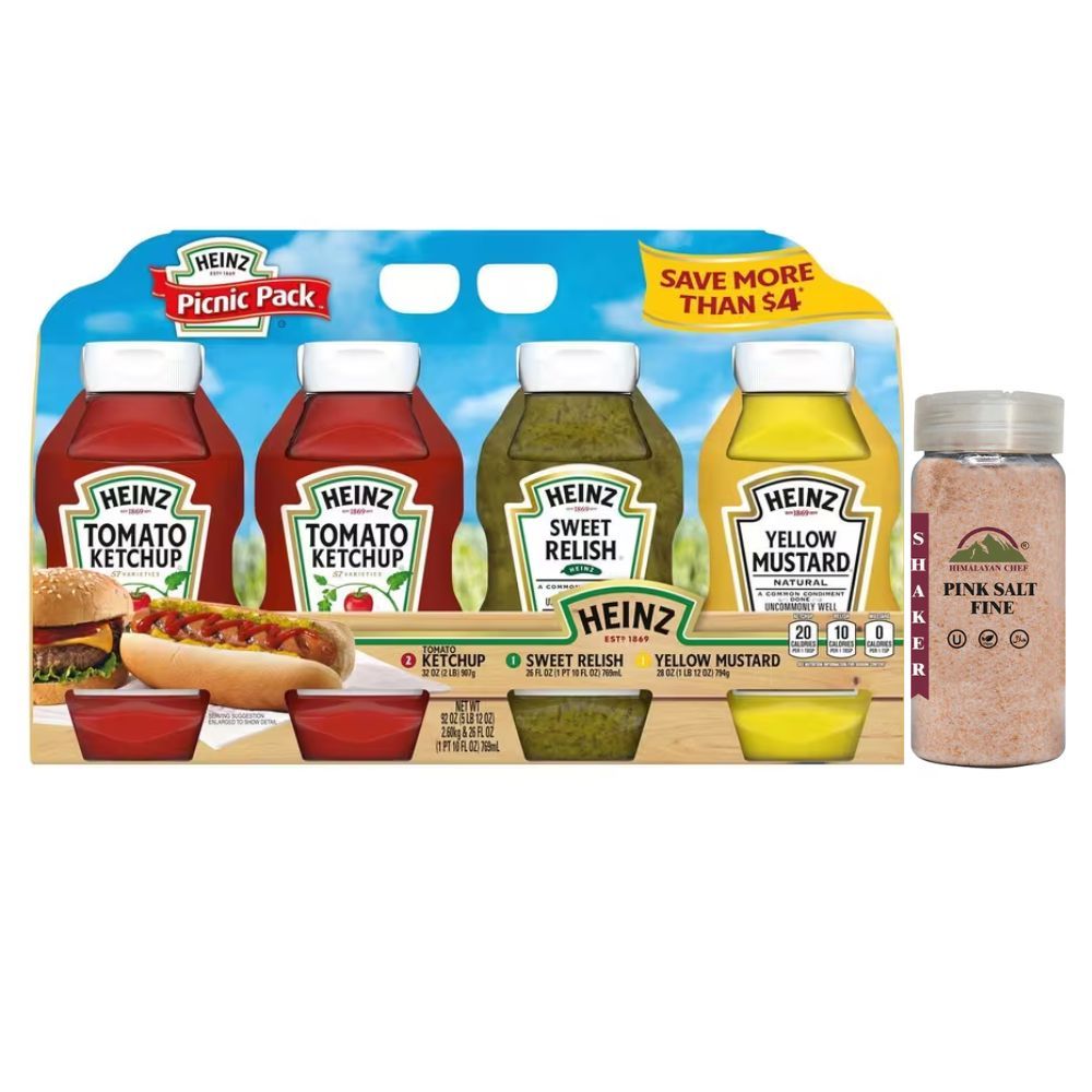 5-Piece Individual Condiment Packet Set