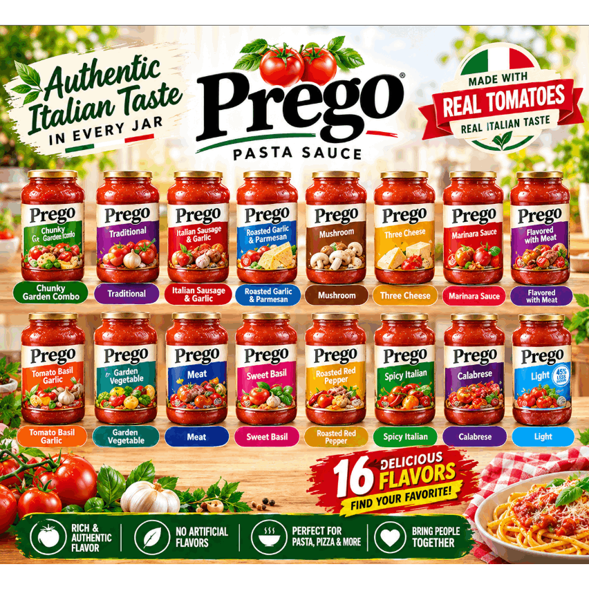Pasta Sauce, 24 oz Jar - Assorted Flavor