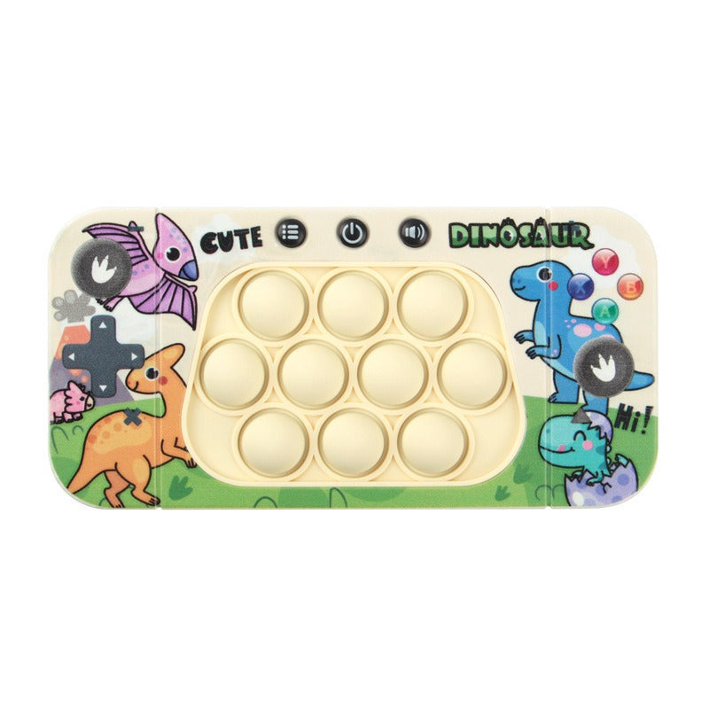 Funny Bubble Puzzle Game Machine Light Up Electronic Gaming Reliever Squeeze Toy Handle Fast Push Bubble toy
