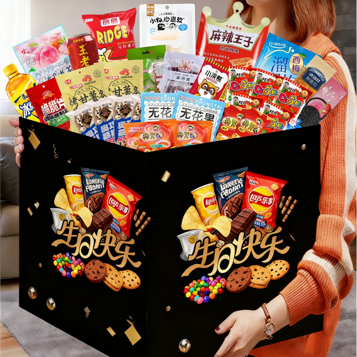 30-Piece Full-Size Asian Snack Pack