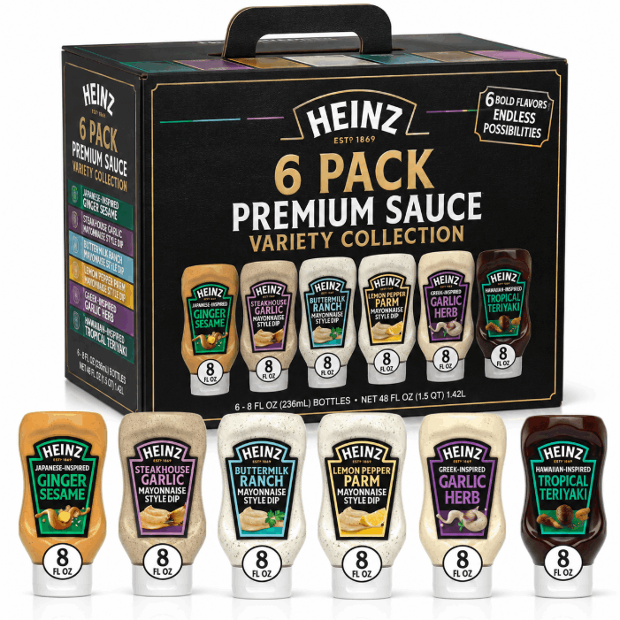 Dipping Sauce Variety Pack, 6-Piece