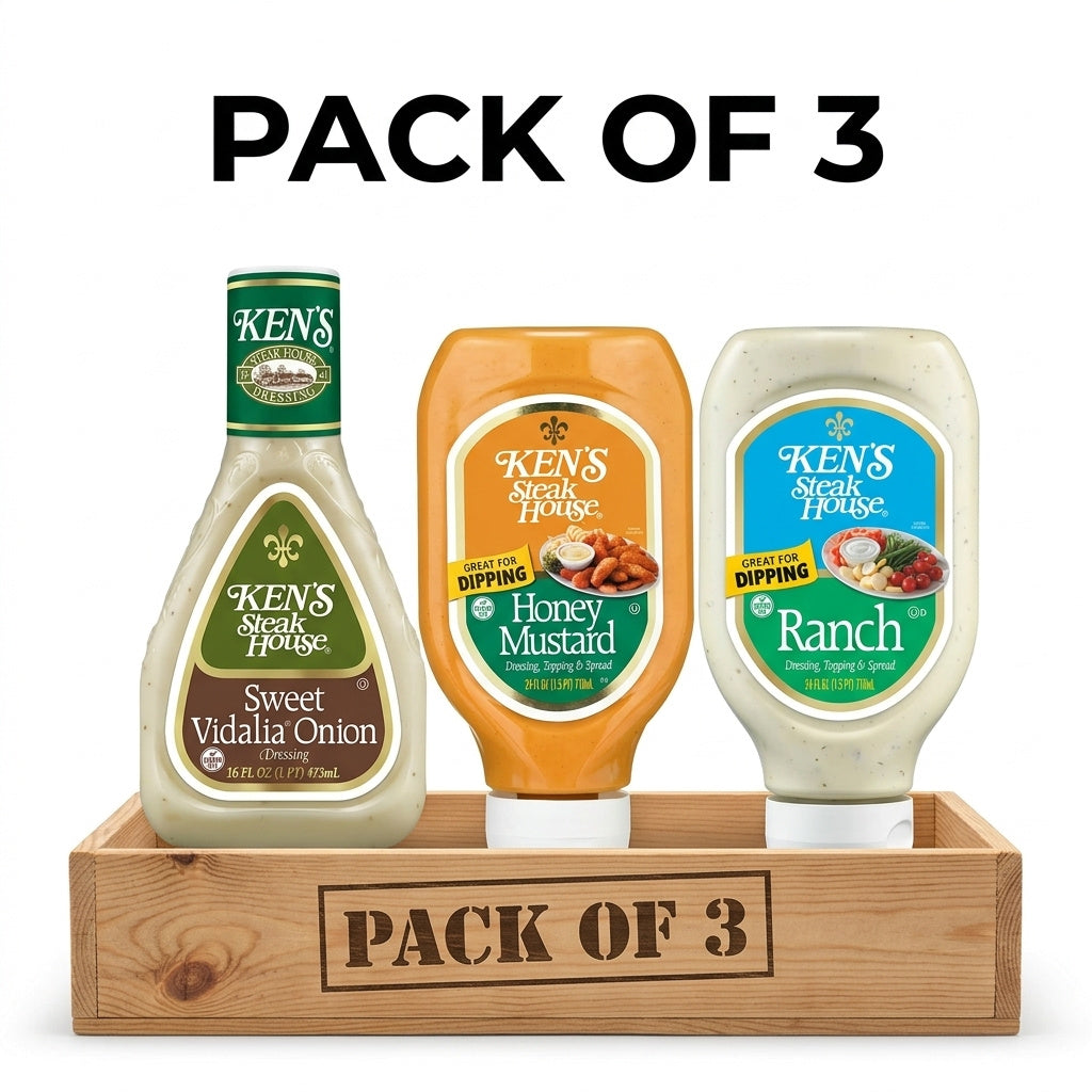Salad Dressing Assortment, 3-Pack