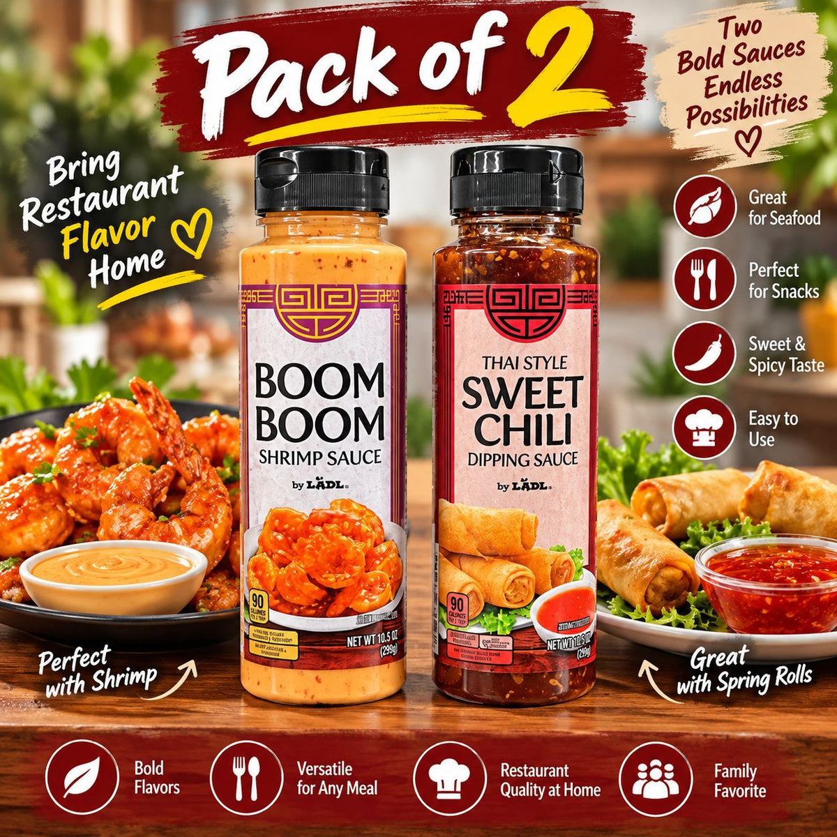 Asian-Style Dipping Sauce, 2-Pack