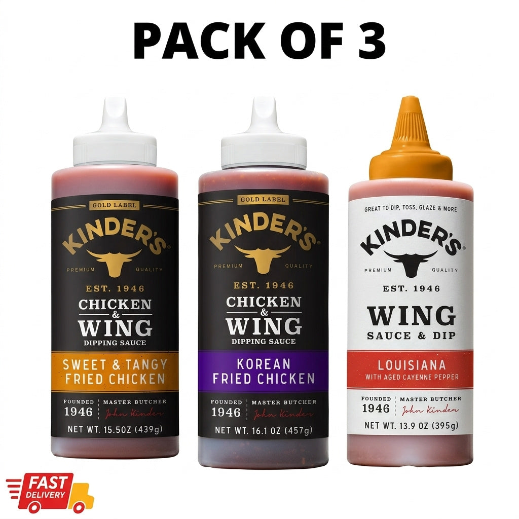 Sweet Korean Fried Chicken Sauce, 3-Pack