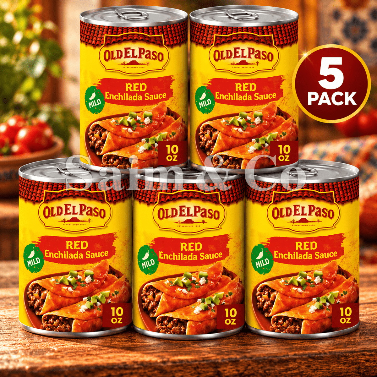Mexican-Style Cooking Sauce, 9.99 oz Cans, 5-Pack