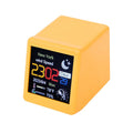 Mini Smart WIFI Weather Forecast Station Clock for Gaming Desktop Decoration. DIY Cute GIF Animations and Electronic Album