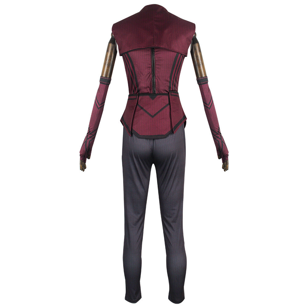 Halloween cosplay costume featuring Crimson Witch and Crimson Witch cosplay costumes