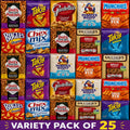 25 Piece Assorted Snack Pack Pretzels More