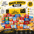 30 Piece Snack Pack Sweet Crunchy Assorted Brand Snacks Box For Parties Gifts