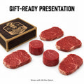 Grumpy Butcher 6-Steak Deluxe Sampler - 4 Top Sirloins & 2 Large Filet Mignons