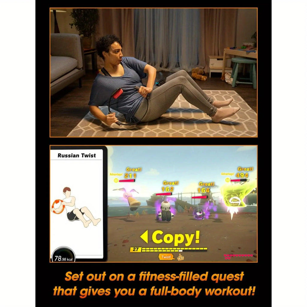 Ring Fit Adventure for Nintendo Switch – Fitness Adventure Game with Ring-Con & Leg Strap