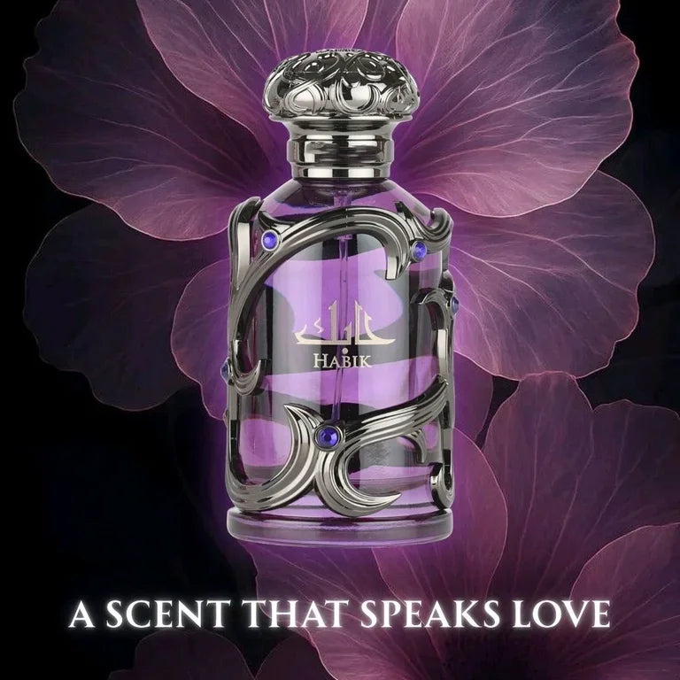 Lattafa Habik – Spicy, Aromatic, Woody, Musky – Eau De Parfum Spray for Men, 3.4 Ounce