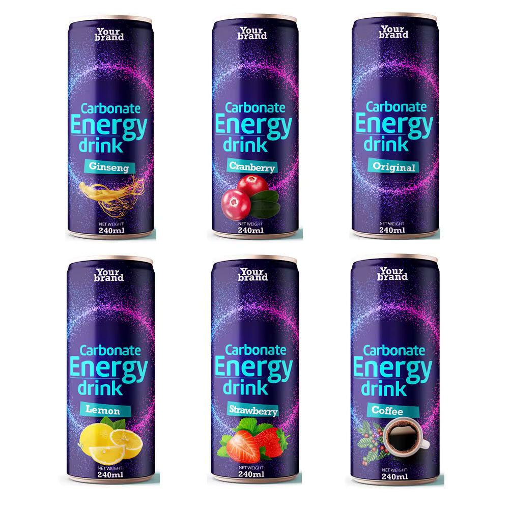 Sugar-Free Ginseng & Taurine Energy Drink - 250ml
