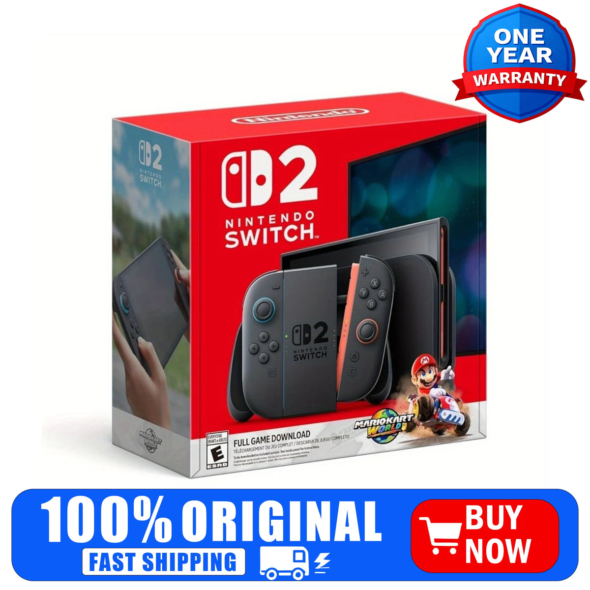 Nintendo Switch 2 Console and Mario Kart World Bundle