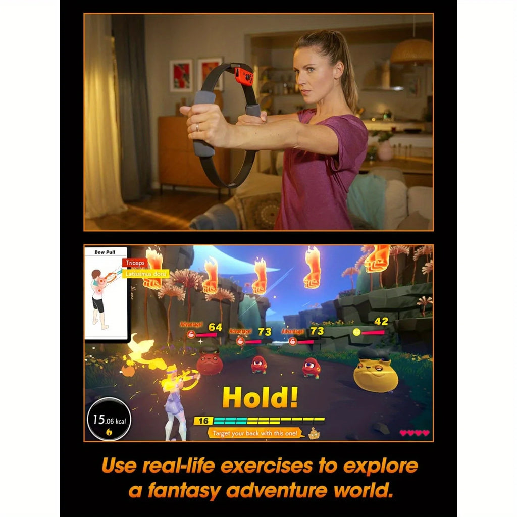 Ring Fit Adventure for Nintendo Switch – Fitness Adventure Game with Ring-Con & Leg Strap