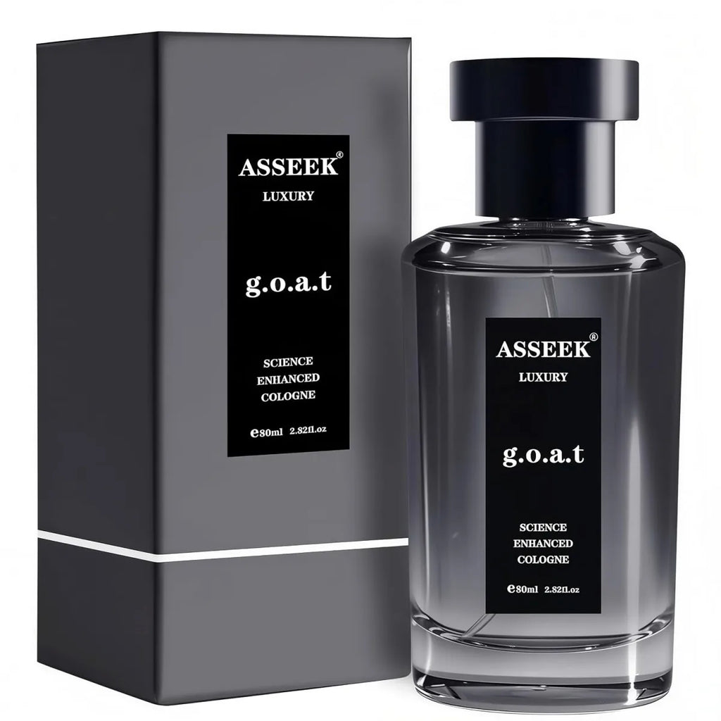 Asseek g.o.a.t Science Enhanced Cologne Men Perfume Fresh Woody Aquatic Scent 80ml 2.82 FL OZ Long Lasting Fragrance Spray For Male