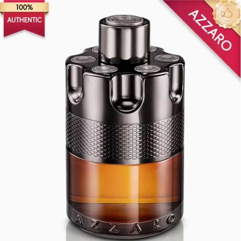 Azzaro Wanted Night Eau de Parfum Spray for Men, 3.4 Oz / 100 ml, Mysterious Woody Spicy Fragrance, Intense & Alluring Scent, Nighttime Charisma
