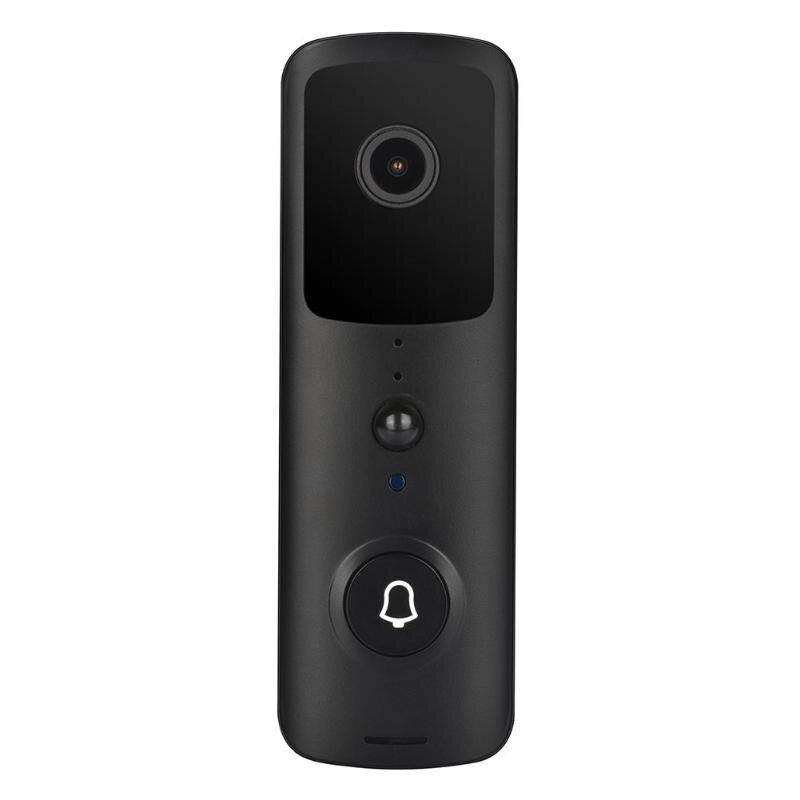 جرس باب ذكي V30 بدقة 1080 بكسل يعمل بالواي فاي، جرس باب فيديو ذكي مع إنذار بالأشعة تحت الحمراء، نظام اتصال داخلي، مراقبة في الوقت الفعلي وكاميرا أمان