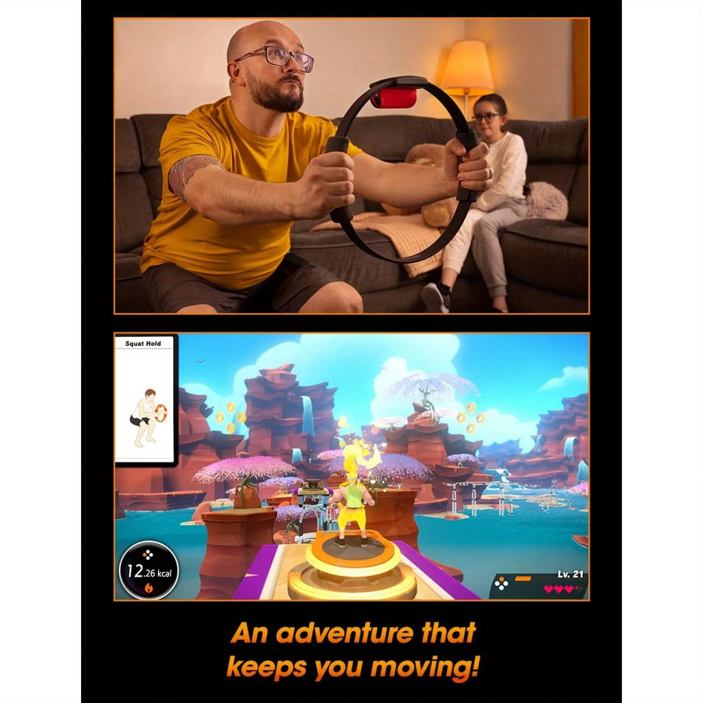 Ring Fit Adventure for Nintendo Switch – Fitness Adventure Game with Ring-Con & Leg Strap