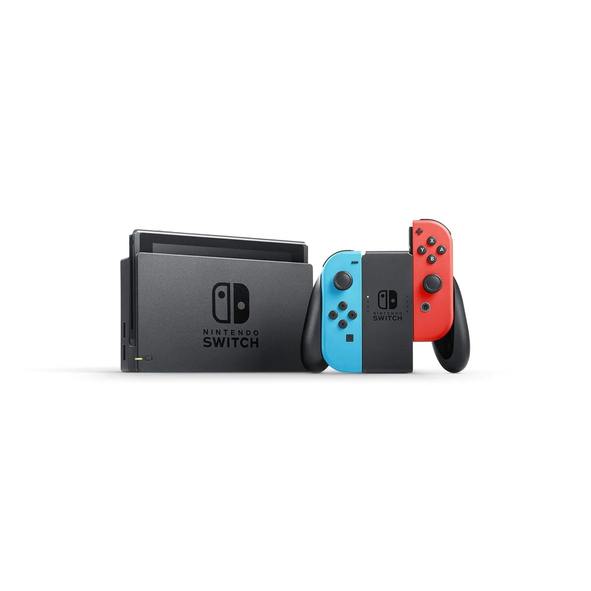Nintendo Switch Console with Neon Blue and Neon Red Joy-Con, 32GB, Portable & Home Gaming System
