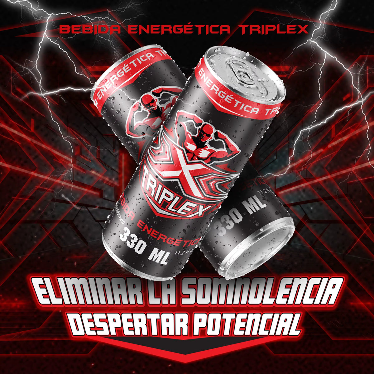 Triple X Caffeine Energy Drink - 250ml