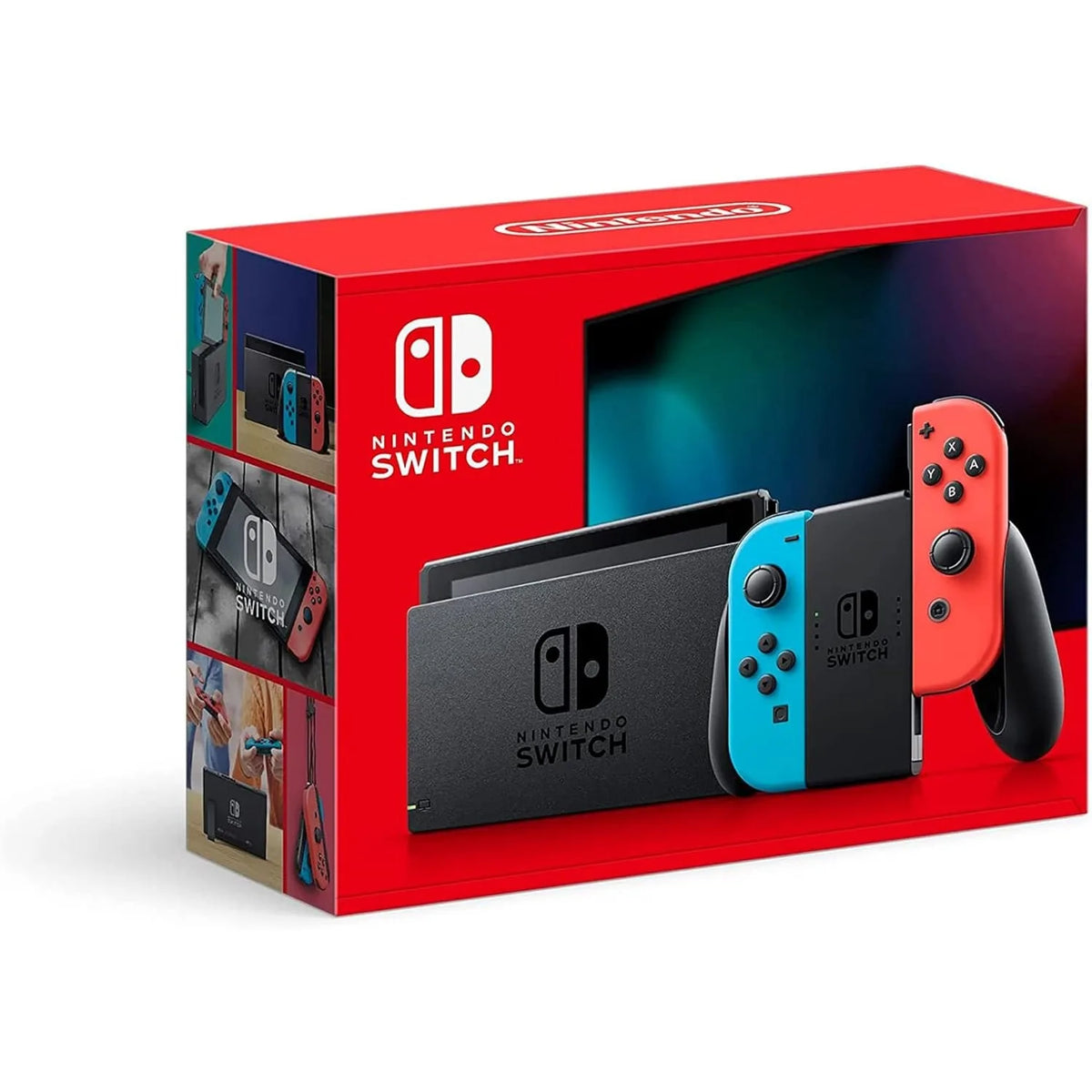 Nintendo Switch Console with Neon Blue and Neon Red Joy-Con, 32GB, Portable & Home Gaming System