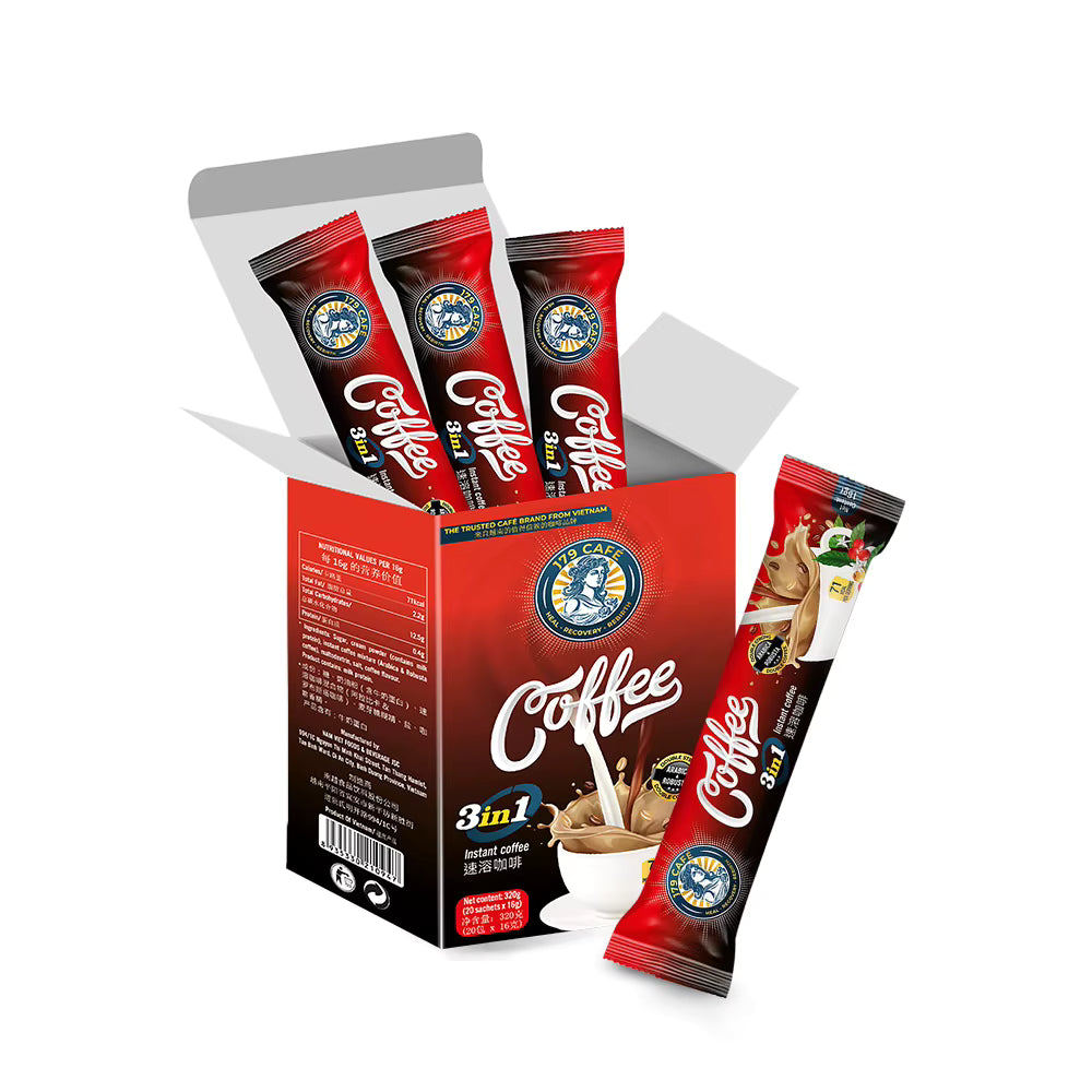 Arabica & Robusta Instant Coffee - 16g Single Serve