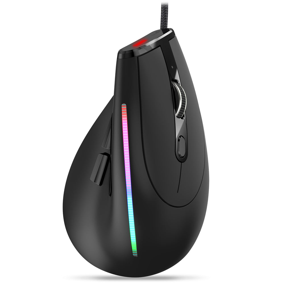 ماوس سلكي للألعاب برمجة مريح لقبضة عمودية ZELOTES Master T50RGB