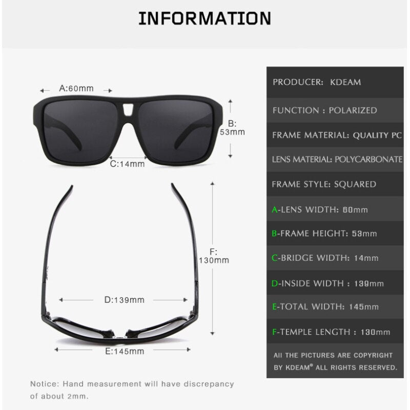 Classic Fashion Men Polarized Sunglasses PC+Metal Frame Strengthen TAC Mirror Anti-Glare Driving Sun Glasses UV400 K3