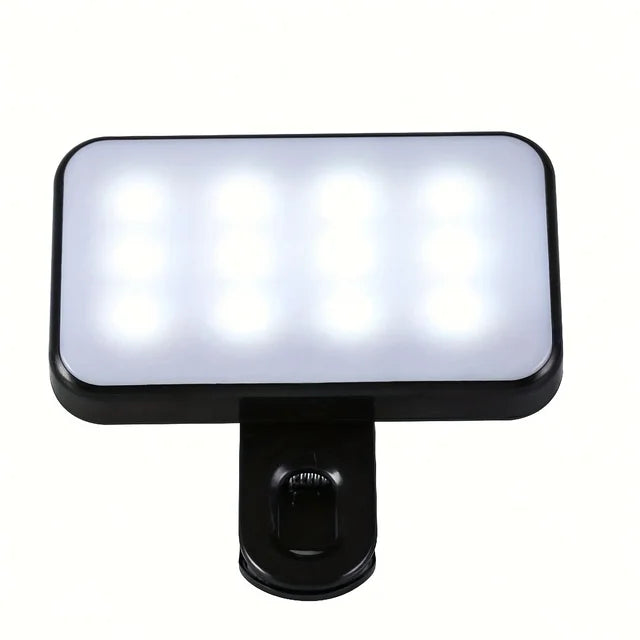 LED selfie light mobile phone 3-color fill light video conference charging portable video light
